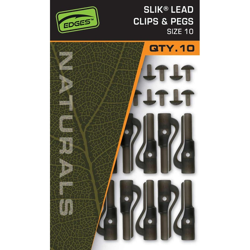 Fox Naturals Size 10 Lead Clips & pegs