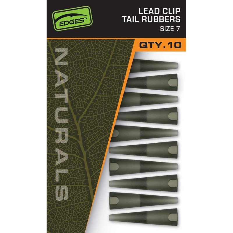 Fox Naturals Size 7 Lead Clips Tail Rubbers