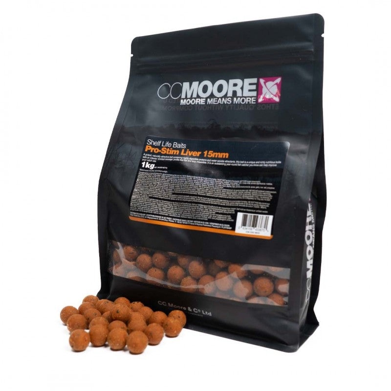 CC Moore Pro-Stim Liver Boilies & Hookbaits