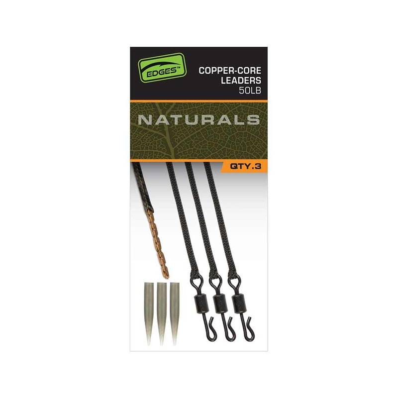 Fox Edges Naturals Copper-Core Leaders