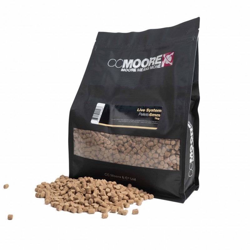CC Moore Live System Pellets 6mm 1kg