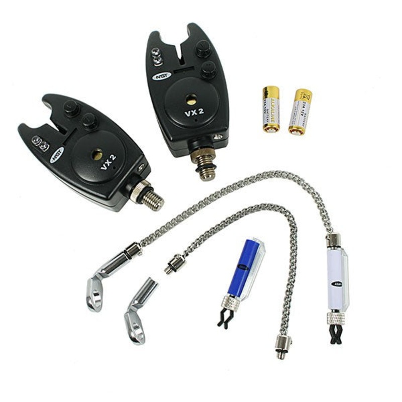 NGT Twin Pack Vx2 Bite Alarm And Indicator Set On Blister
