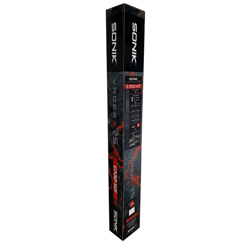 Sonik Vader X RS 3 Rod Carp Kit