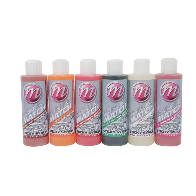 Mainline Baits Match Carp and Course Sticky Syrups