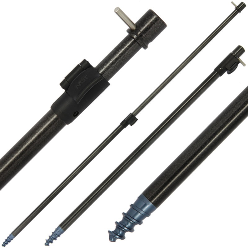 NGT Power Bore Aluminium Storm Pole with T Bar