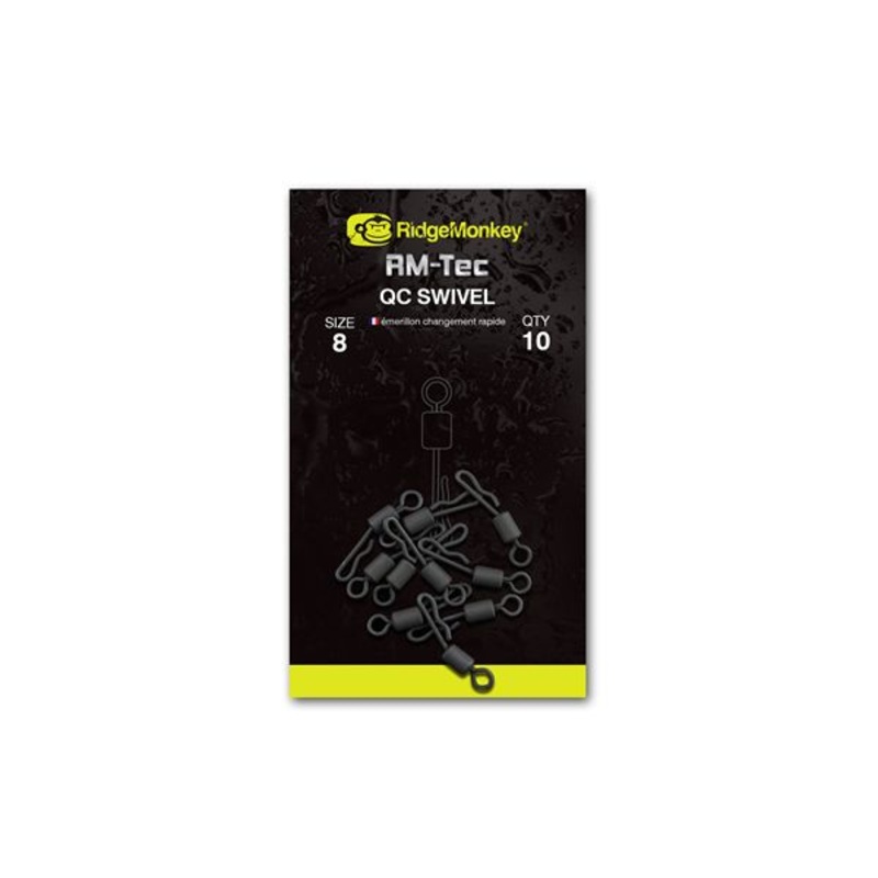 Ridgemonkey RM-Tec Quick Change Swivels Size 8