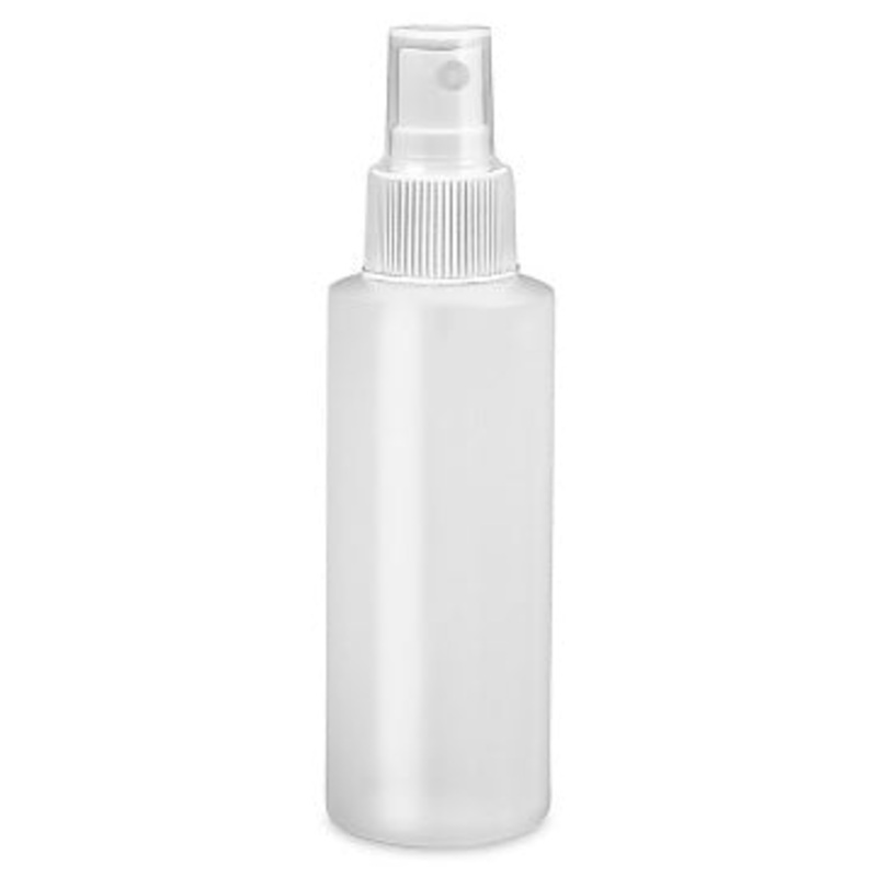 4oz (118ml) Natural Cylinder Spray Bottles