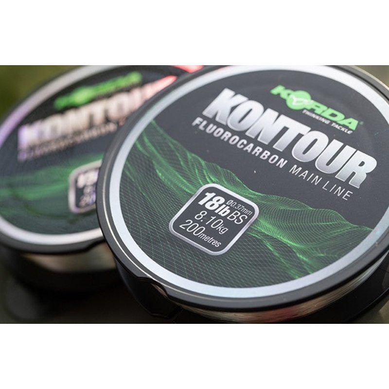 Korda Kontour Fluorocarbon Mainline 18lb/200m