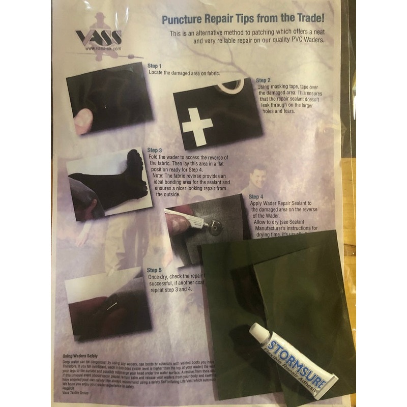 Vass Wader Repair Kit