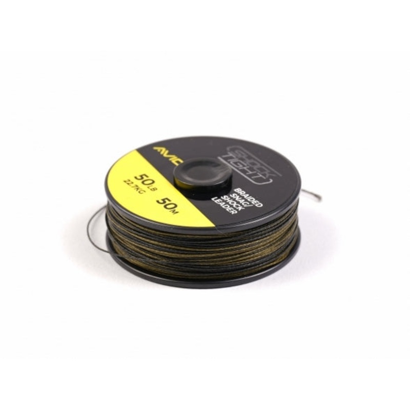 Avid Shock Tight Braided Snag/Shock Leader 50lb