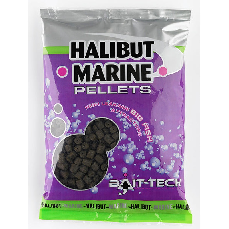 Bait-Tech Halibut Marine Pre-Drilled Pellets 20mm (900g)