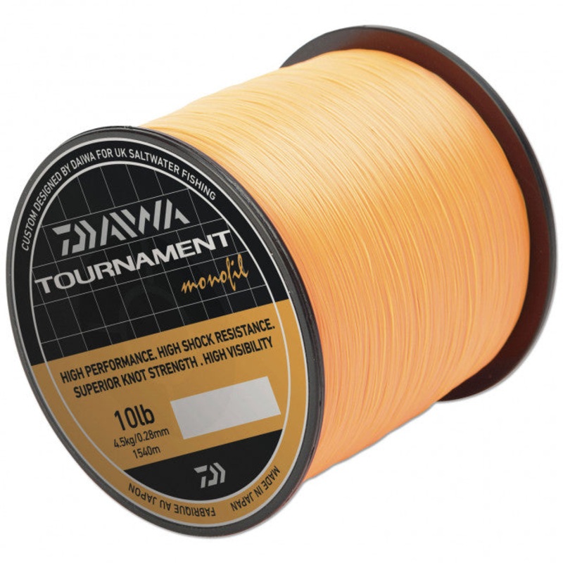 Daiwa Tournament Monofill 18lb - Fluoro Orange