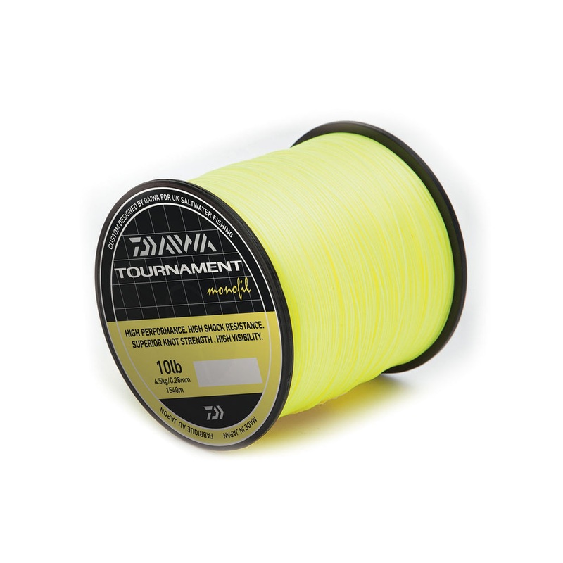 Daiwa Tournament Monofill 18lb - Fluoro Yellow