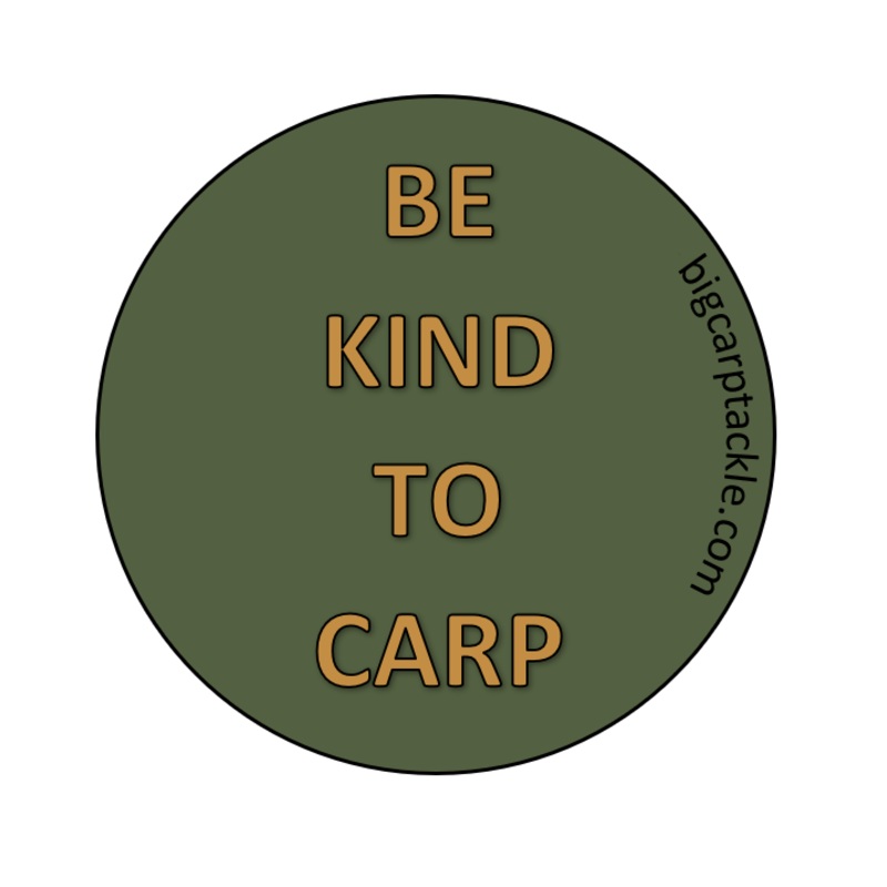 Be Kind To Carp 3x3 Round Sticker