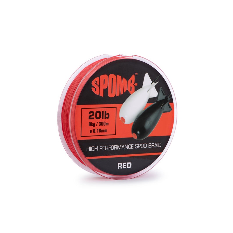 Fox Spomb Braid 300m 9kg 20lb RED 0.18mm