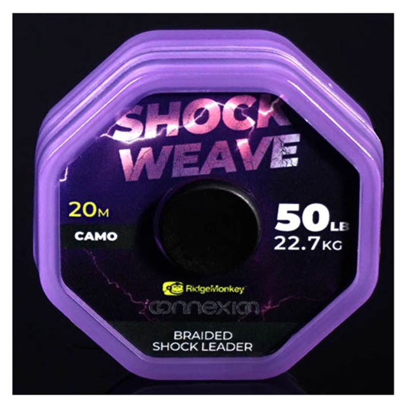 Ridgemonkey Connexion Shock Weave Braided Shock Leader 50lb