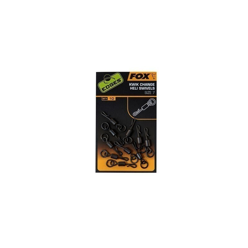 Fox Edges Edges Kwik Change Heli Swivels Size 7