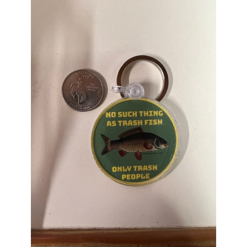 Trash People Keychain