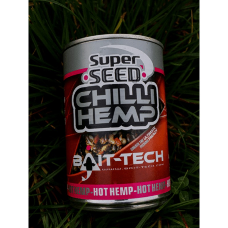 Bait-Tech Canned SuperSeed Chilli Hemp (350g)
