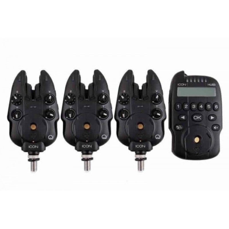 Wolf Icon QI Alarm 3 Rod Set (Hubb Receiver)
