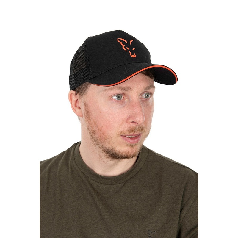Fox Trucker Hat Black/Orange