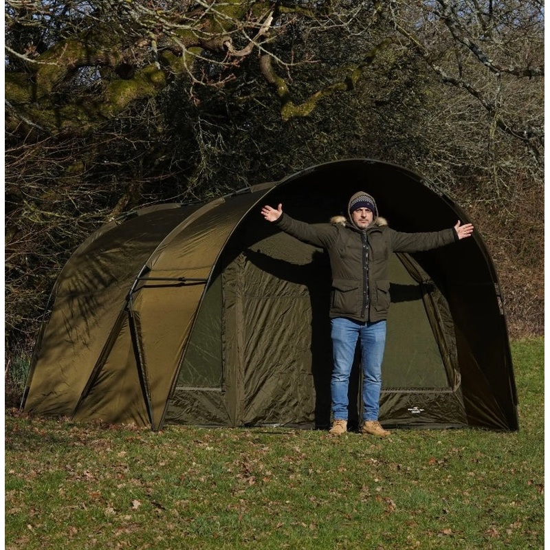 NGT XL Profiler Domed Bivvy with Hood Super Sized 2 Man Bivvy