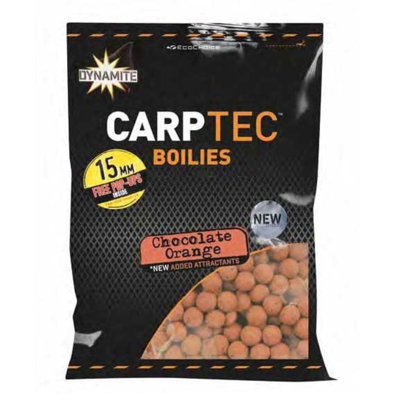 Dynamite Baits Carptec Chocolate Orange 15mm 1Kg Boilies