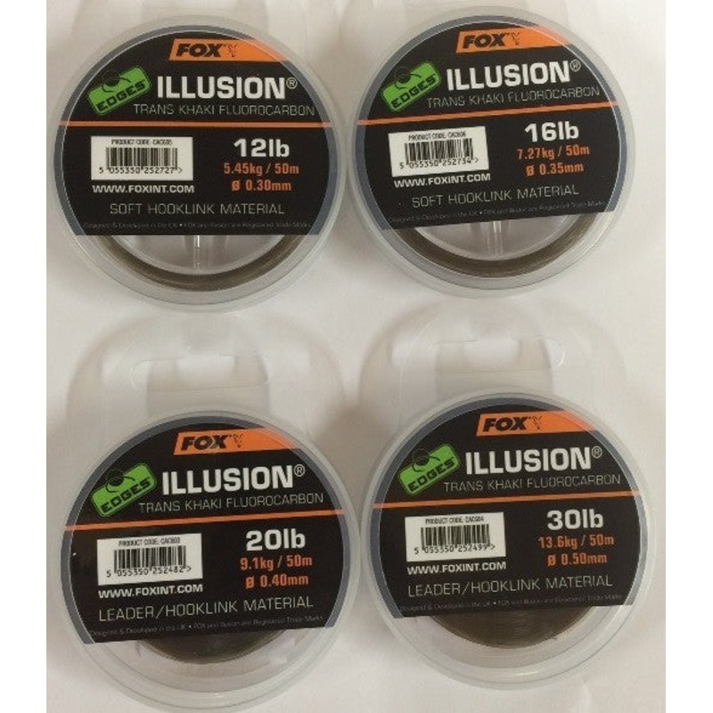 Fox Edges Illusion Trans Khaki Fluorocarbon