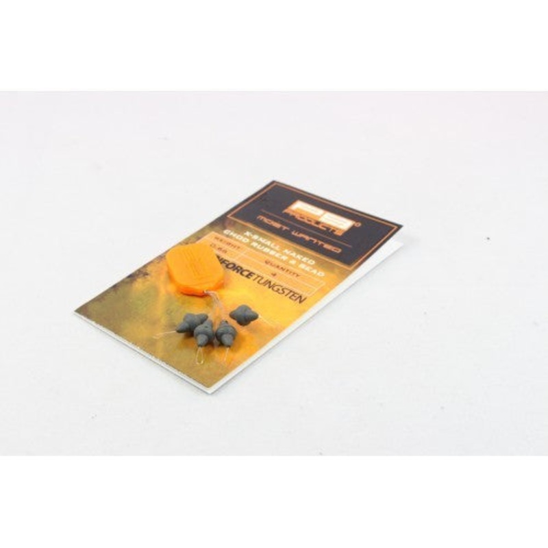 PB Products Tungsten X-Small Naked Chod Rubber & Bead 4pcs