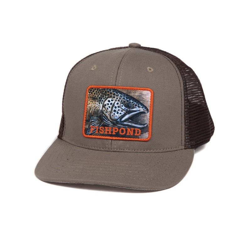 Fishpond Slab Trucker Hat - Sandstone/Brown
