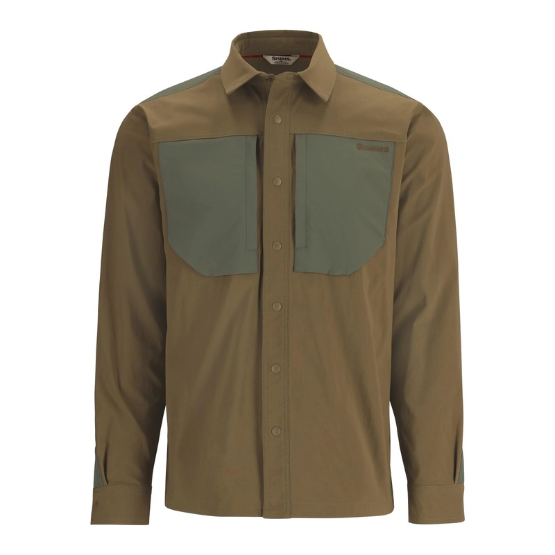 Simms M's Confluence Shirt - Driftwood/Loden