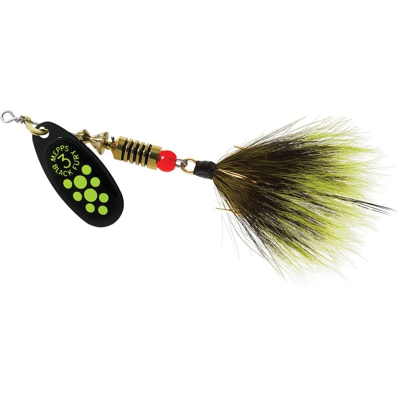 Mepps Black Fury Dressed Treble 2025