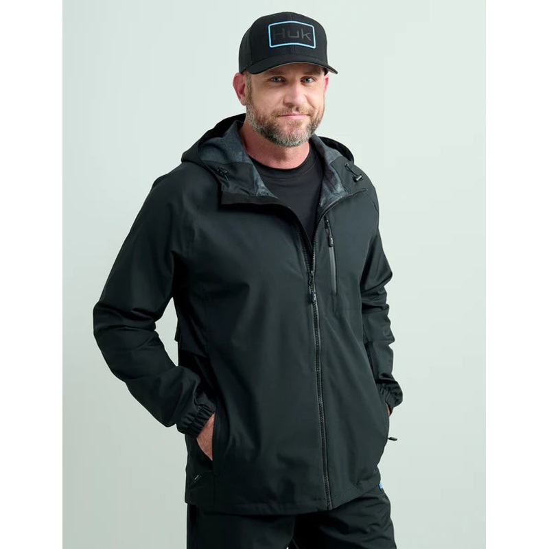 Huk Rover Jacket Black