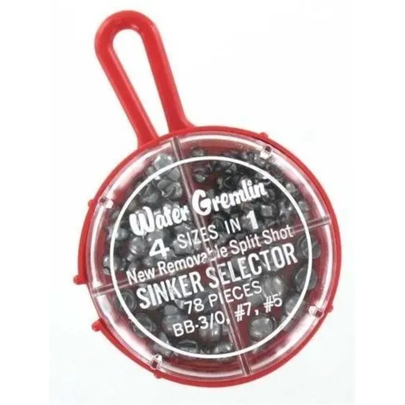 Water Gremlin Removable Split Shot Sinker Selector