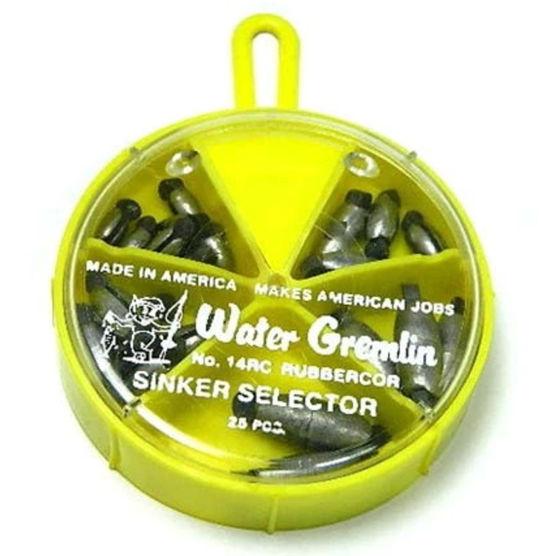 Water Gremlin Rubbercor Sinker Selector