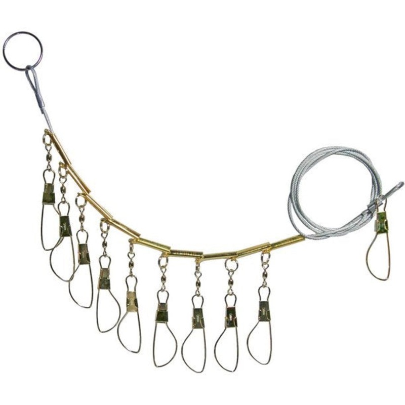 Sliding 10 Swivel Snap Cable Stringer