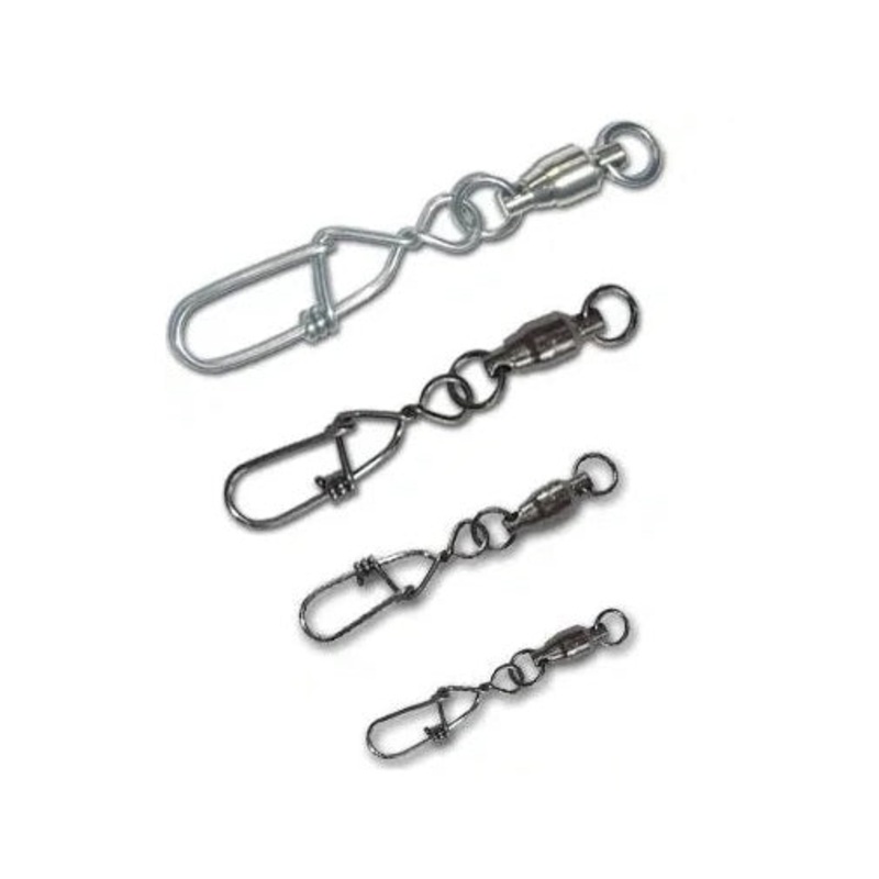 Torpedo Ball Bearing Snap Swivel 10pk