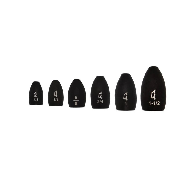 X Zone Tungsten Flipping Weight - Chip Proof Black