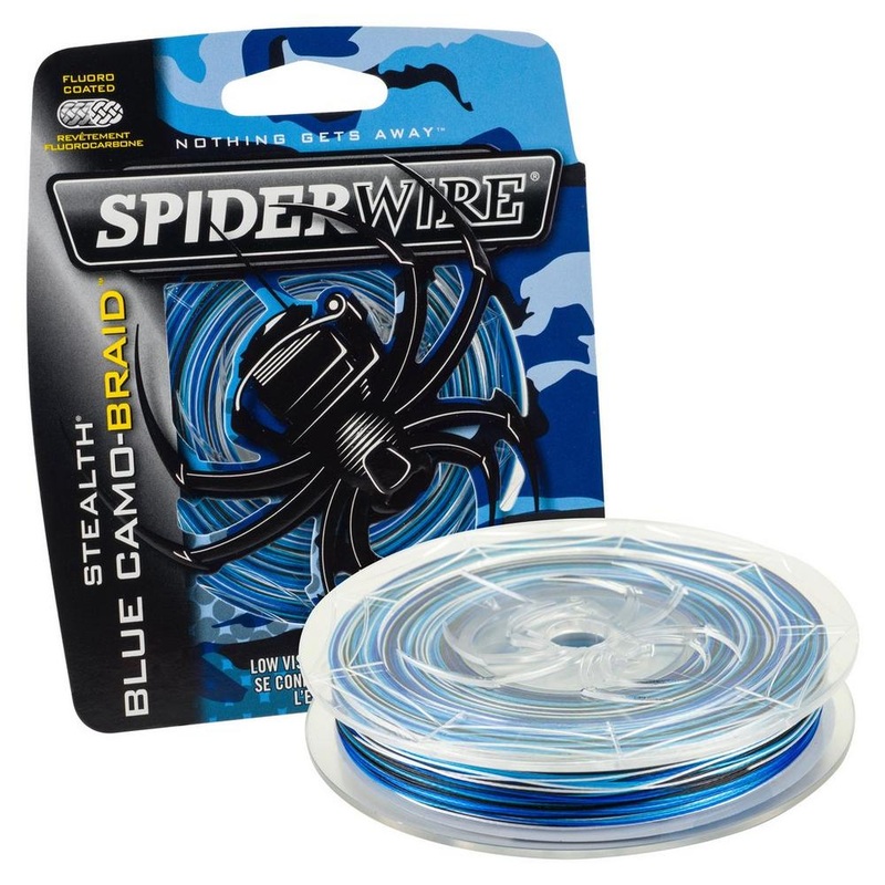 SpiderWire Stealth Blue Camo Braid
