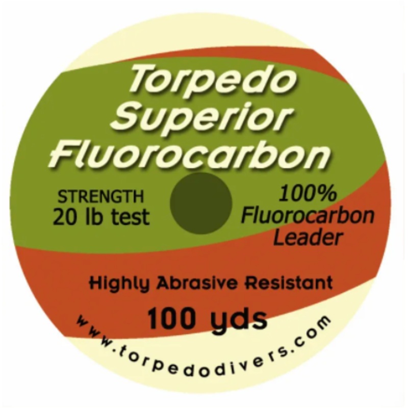 Torpedo Superior Fluorocarbon Line - 20lb 100yd