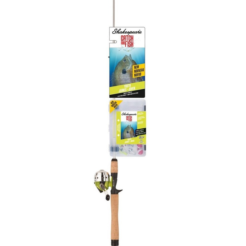 Shakespeare Catch More Fish Youth Spincast Combo/Kit - 5' ML 2pc