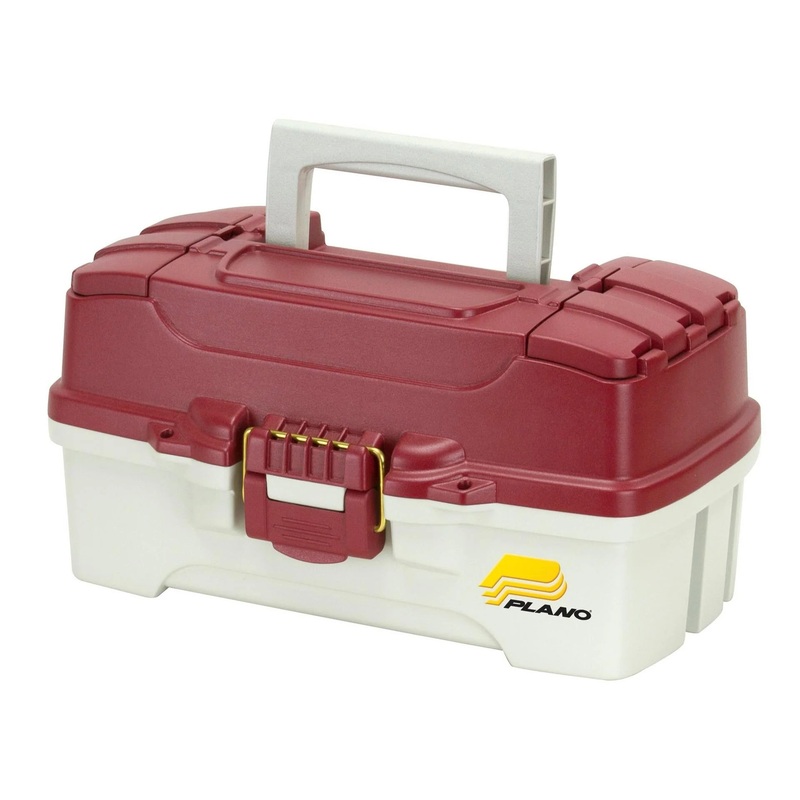 Plano One-Tray Tackle Box - Maroon/Sandstone