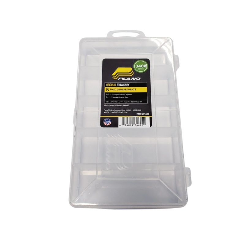 Plano Original Stowaway 3400 Series - 5 Fixed Compartments