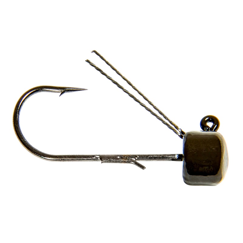 Z-Man Weedless Pro Shroomz Ned Rig Jighead - Green Pumpkin