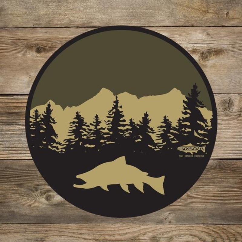 Rep Your Water Dark Water Sticker