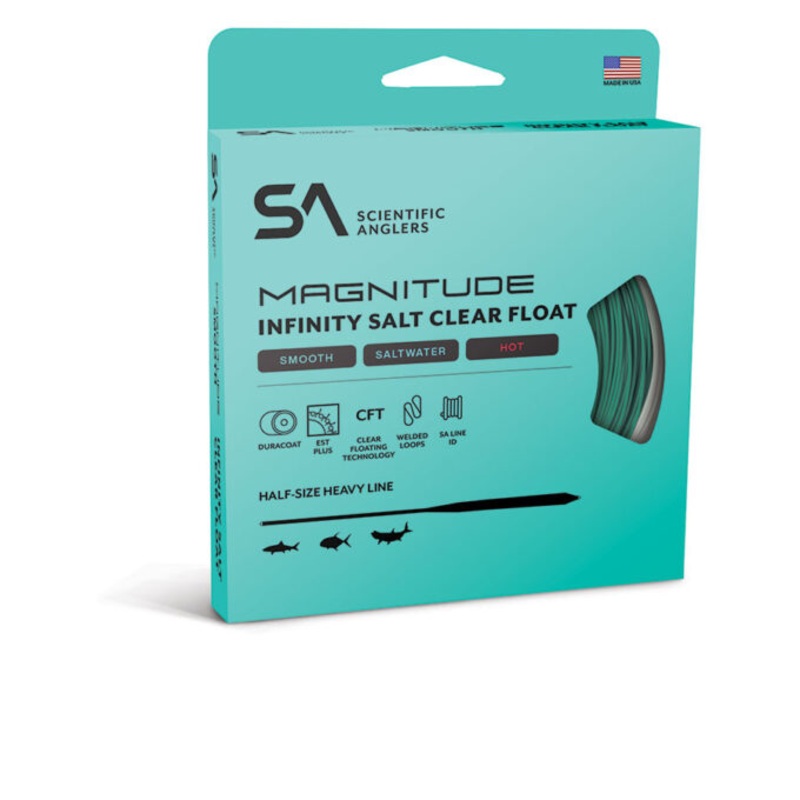 Scientific Anglers Magnitude Smooth Infinity Salt 12' Clear Float Tip