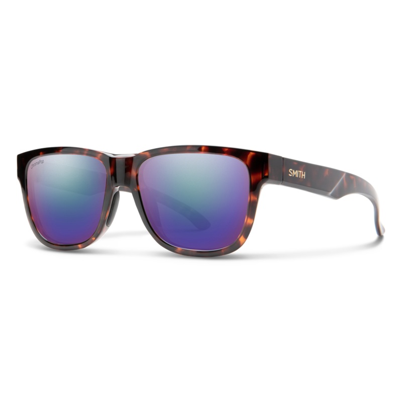 Smith Lowdown Slim 2 Sunglasses  - Tortoise / ChromaPop Polarized Violet Mirror