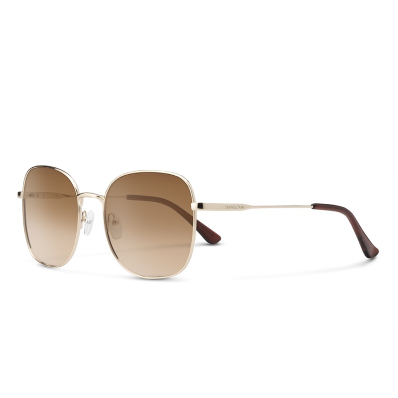Suncloud Beverly Sunglasses - Gold | Polarized Brown Gradient Lens