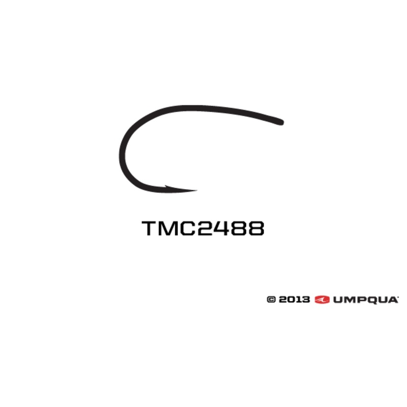 Tiemco 2488 Nymph / Scud Hooks - 100 Pack