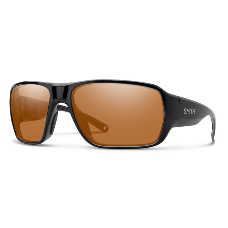 Smith Castaway Sunglasses - Black / Techlite Polarchromic Copper Lens